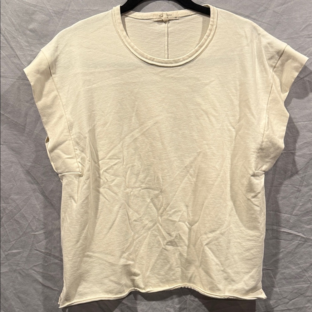 Rag & Bone Off-White Short Sleeve Women's Tee